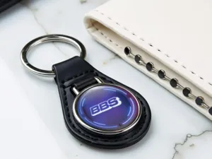 BBS Leather Key Case Protects Keys Minimalist Look
